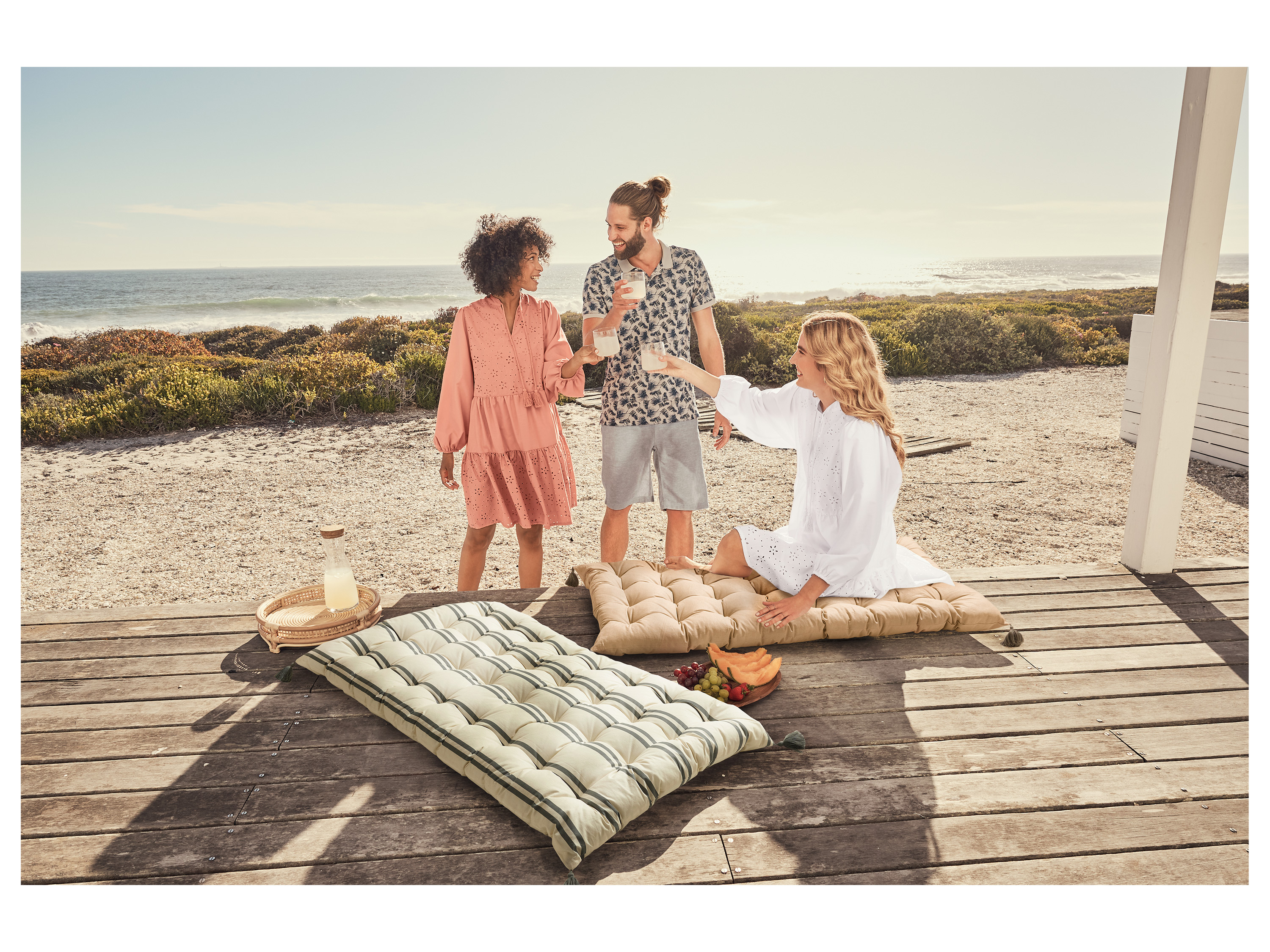 Thumbnail - esmara® Damen Kleid mit Lochstickerei (42, aprikose)