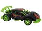 Schwarz-grünes RC-Spielzeugauto mit roten Details und „meRo“- und „HANSOl“-Aufklebern.