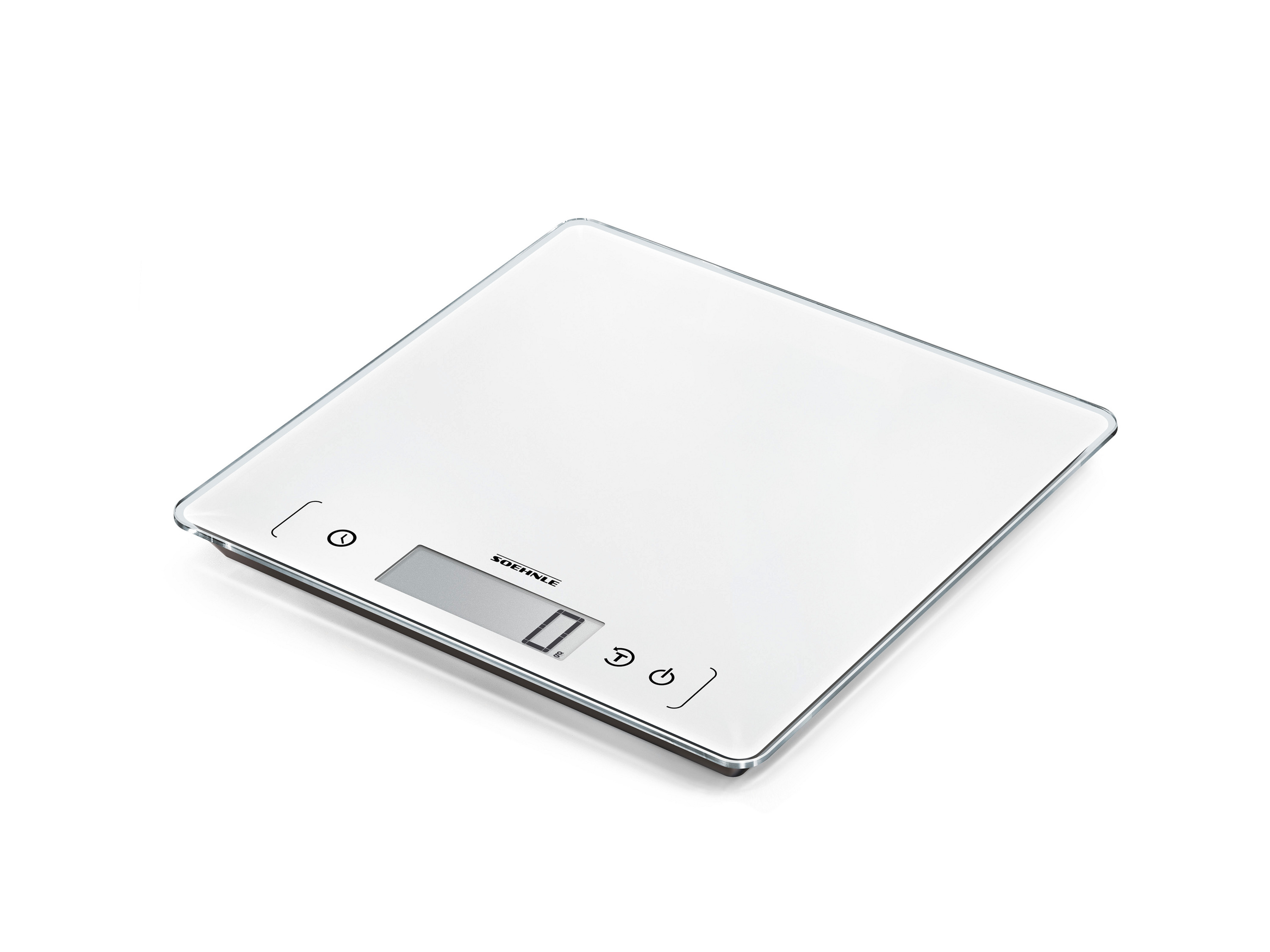 Soehnle Küchenwaage Page Comfort 400, (1-tlg), LCD-Anzeige, flaches Design, bis 10kg, Zuwiegefunktion, mit Batterien – Bild 4 von 4