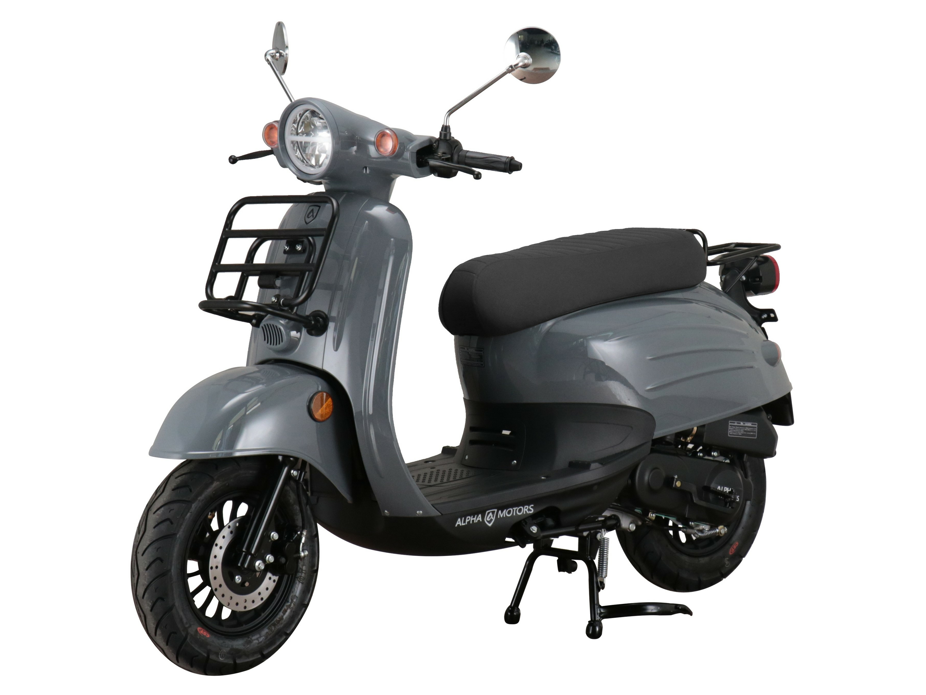 ALPHA MOTORS Motorroller Adria 50 ccm EURO 5 (Grau, 45 km/h) – Bild 2 von 4