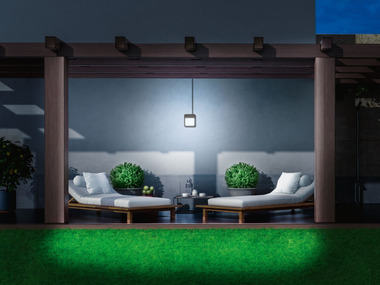LIVARNO home LED Außenstrahler, mit Lichtfarbensteuerung und RGB, »Zigbee Smart Home«