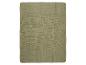 Olivgrüne rechteckige Badematte mit strukturierter Oberfläche