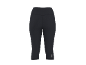 Schwarze Damen Sport Capri Leggings