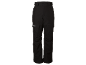 Schwarze Skihose mit Taschen und verstellbarem Bund.