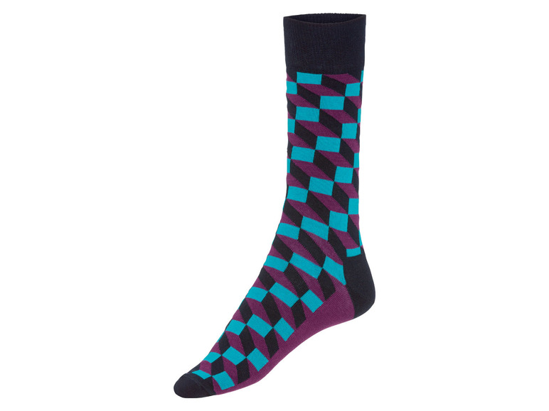 Gehe zu Vollbildansicht: Happy Socks Damen Herren Geschenkebox, 3 Paar Socken, mit Baumwolle - Bild 11