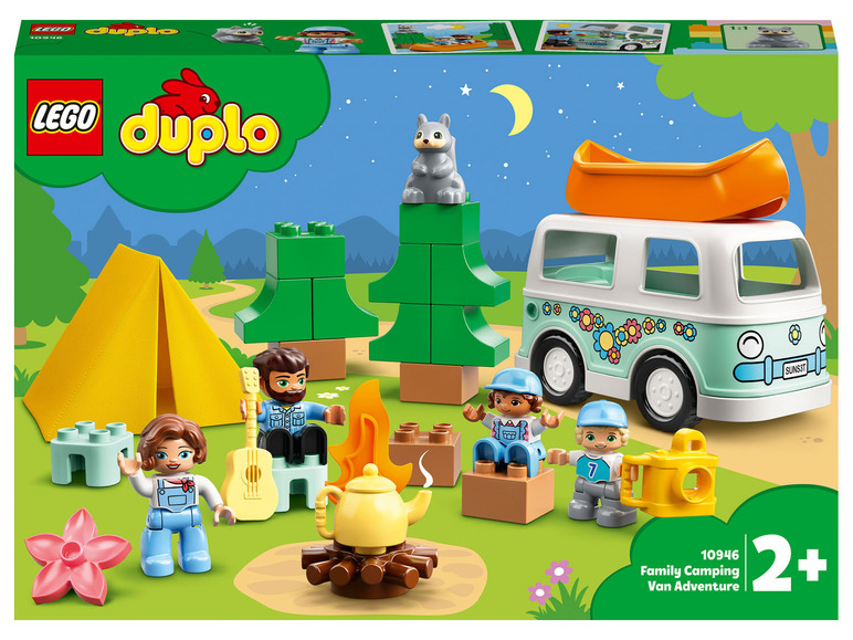 Gehe zu Vollbildansicht: LEGO® DUPLO® 10946 »Familienabenteuer mit Campingbus« - Bild 1