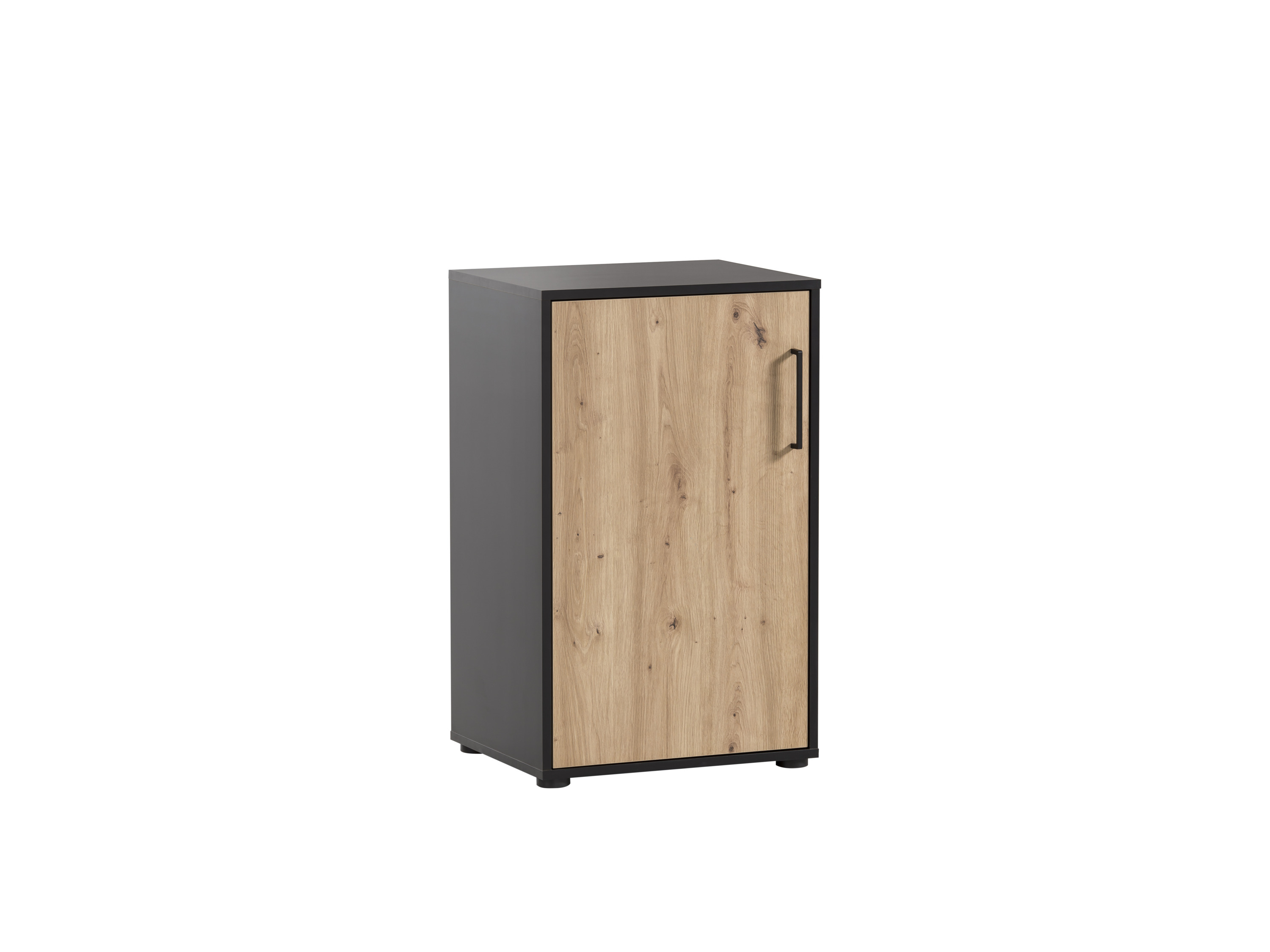 SCHILDMEYER Aktenschrank Aino (2er, schwarzmatt-Artisan Eiche)