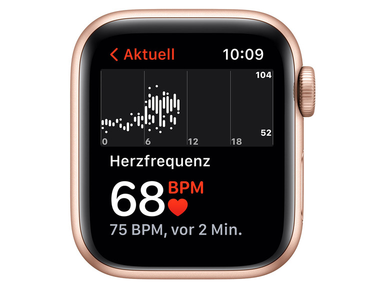 Gehe zu Vollbildansicht: Apple Watch SE (GPS) - 40 mm - Aluminium - intelligente Uhr mit Sportband - Bild 5