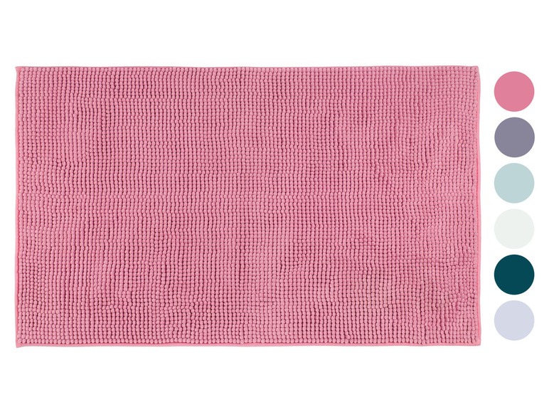 Gehe zu Vollbildansicht: Gözze Mikrofaser Chenille Badteppich, 70 x 120 cm - Bild 1