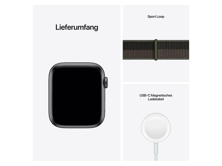 Gehe zu Vollbildansicht: Apple Watch SE GPS + Cellular intelligente Uhr mit Sportband - 32 GB - Wi-Fi, Bluetooth - 4G - Bild 29