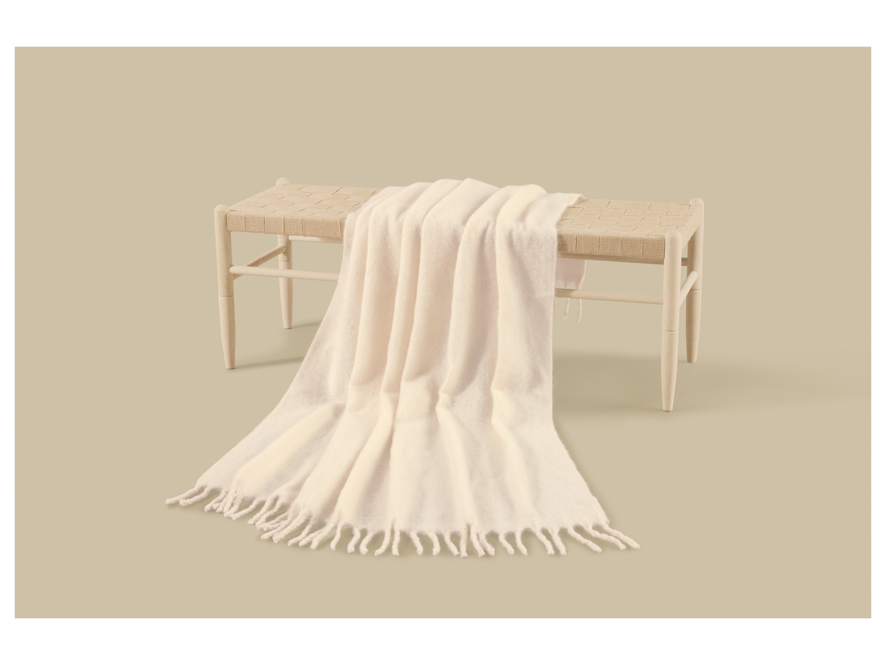 LIVARNO® Wohndecke 130x170cm (Creme) – Bild 2 von 4