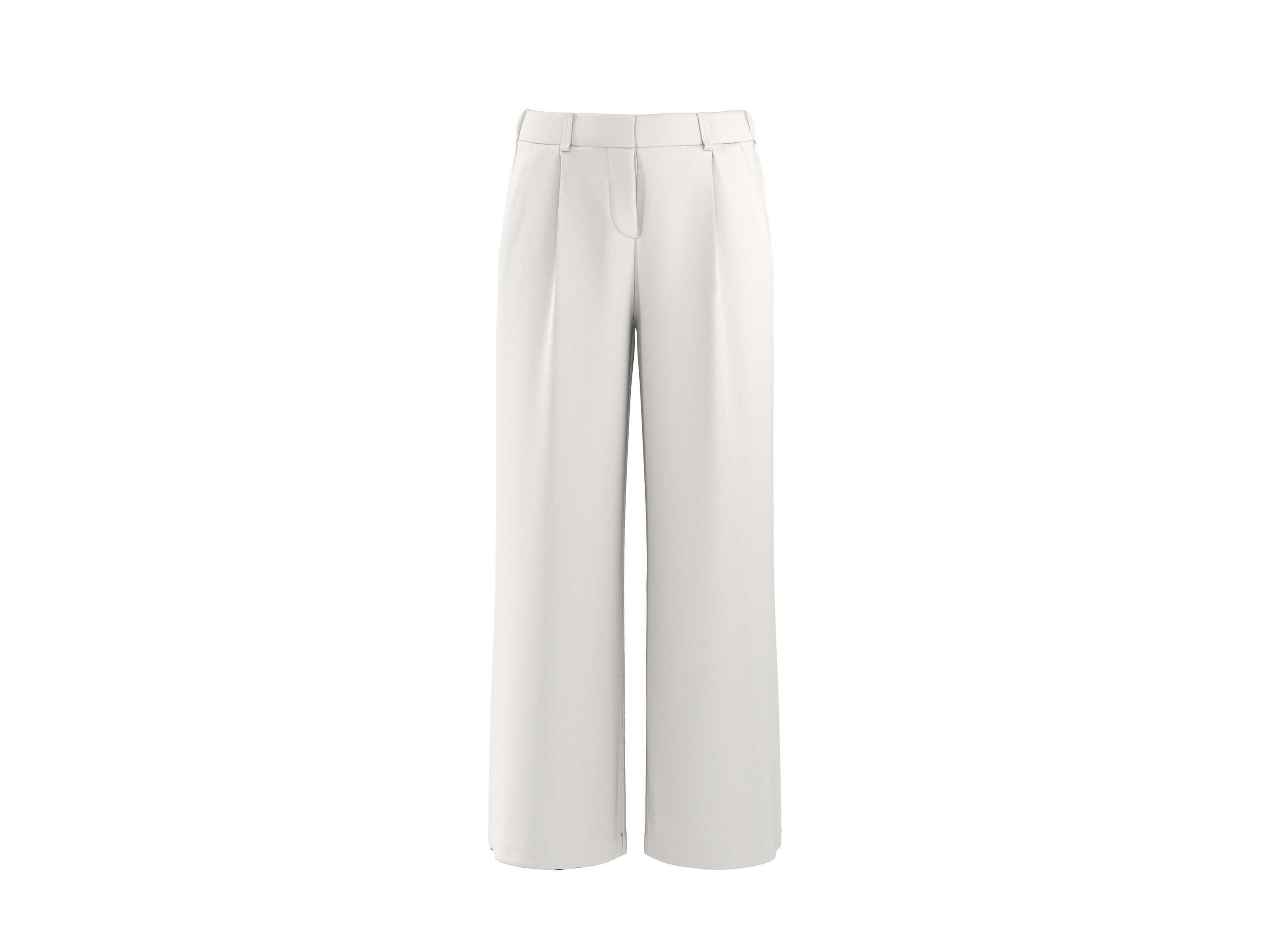 ESMARA® Damen Wide-Leg-Hose (Weiß, S(36/38))"" - Farbe: weiss