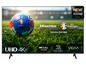 Ein Hisense UHD 4K Fernseher mit Dolby Vision und AI Sports Mode, mit dem Logo der UEFA EURO 2024.