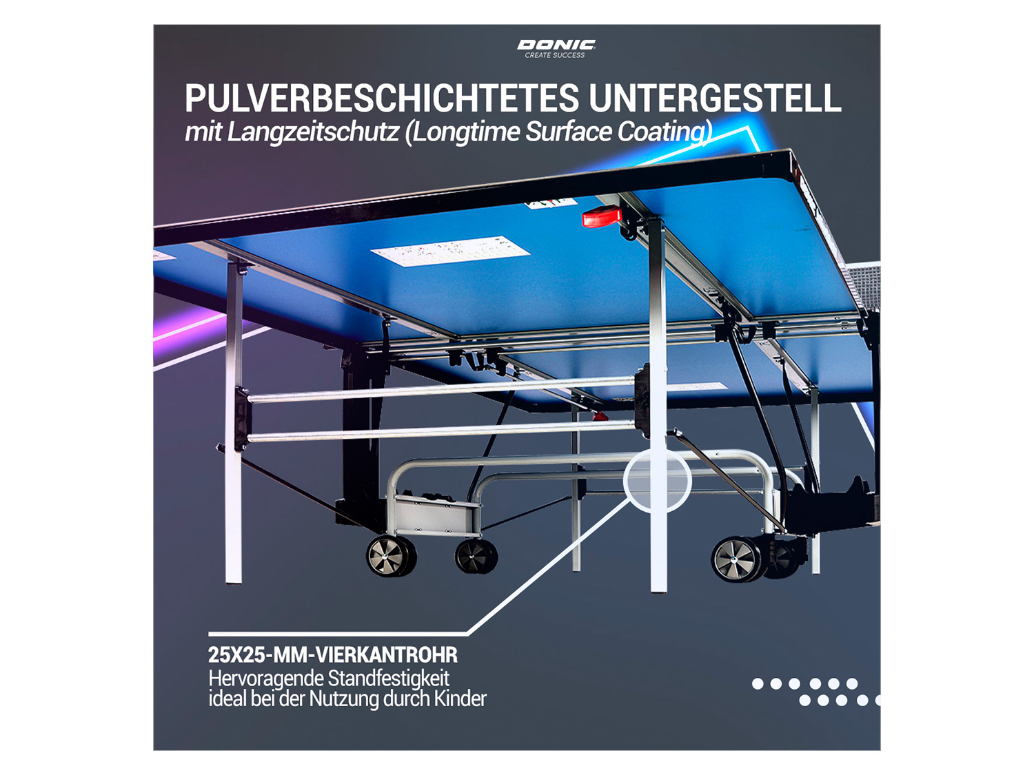 Thumbnail - DONIC Tischtennisplatte Roller Outdoor 800-5