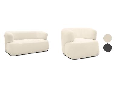 Domo 2-Sitzer Sofa / Sessel »Calais«, im modernen Design