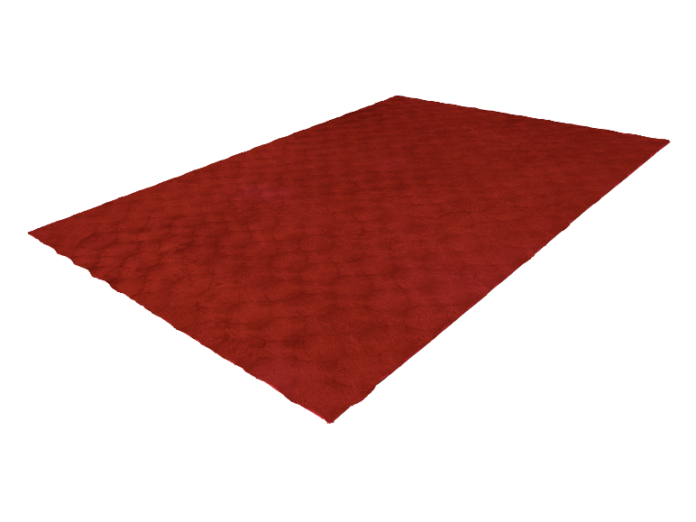 Einfacher roter Teppich, weiche Textur.