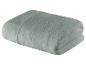 Graugrünes Frottee-Badetuch.