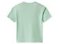 Mintgrünes Kurzarm-T-Shirt, Rückansicht