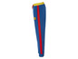 Blaue Jogginghose mit roten Streifen und Lidl-Logo.