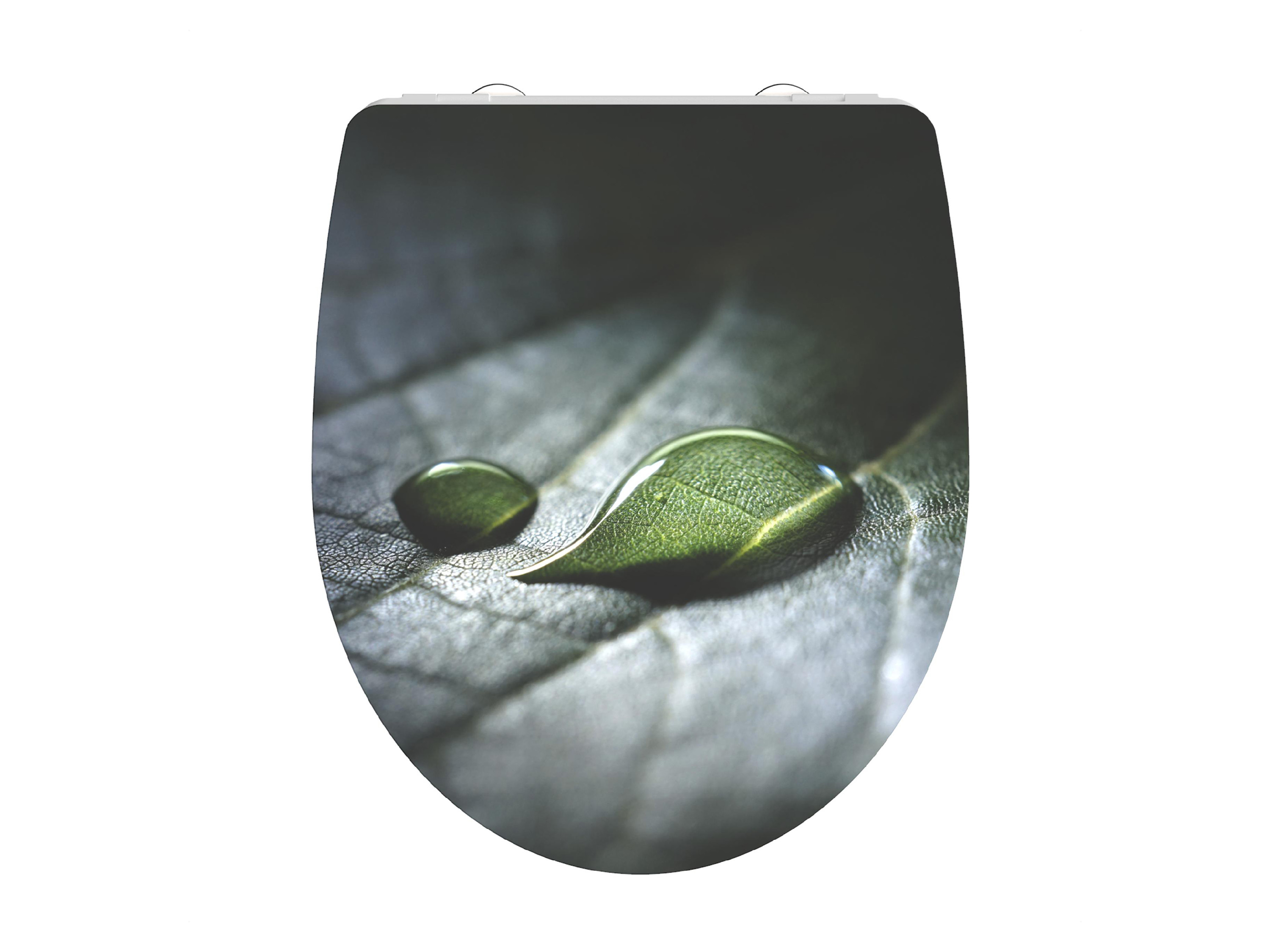 Schütte WC-Sitz High Gloss mit Absenkautomatik und Schnellverschluss (Raindrop) | 04008431825830