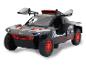 Modell eines Audi e-tron Rallye-Autos im Maßstab.