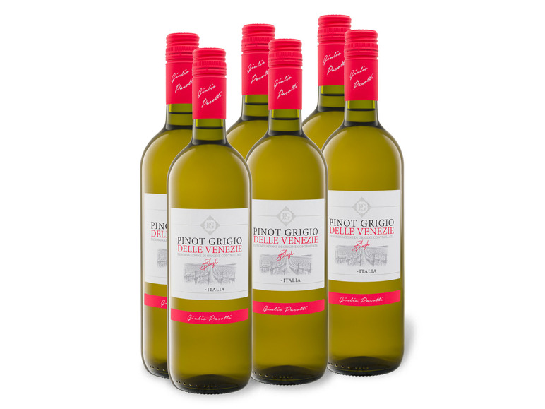 Gehe zu Vollbildansicht: 6 x 0,75-l-Flasche Weinpaket Pinot Grigio delle Venezie DOC trocken, Roséwein - Bild 1
