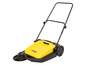 Gelbe Karcher S 550 Kehrmaschine mit Bürste.
