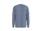 Rückansicht eines blauen Langarmshirts