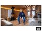 Junge in ESMARA KIDS Thermo-Sweatdenim-Hose in einer gemütlichen Holzhütte [KI-generiertes Bild]