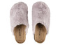 Lilafarbene Fell-Pantoletten von Natural Walk