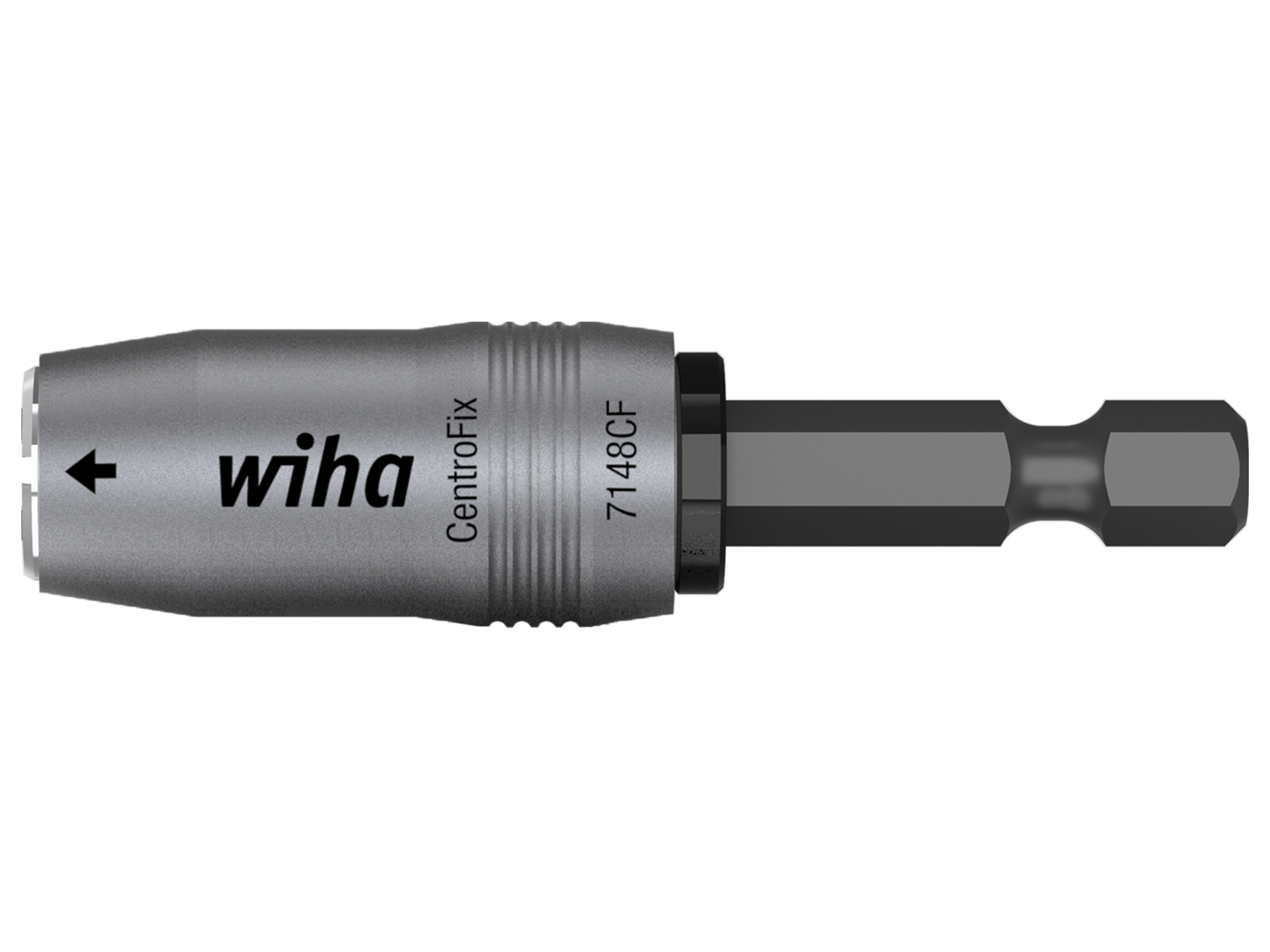 WIHA Bithalter »CentroFix Force« 1/4"", magnetisch, mechanisch verriegelbar""