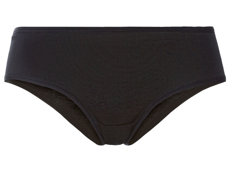 Schwarze Baumwoll-Slips.
