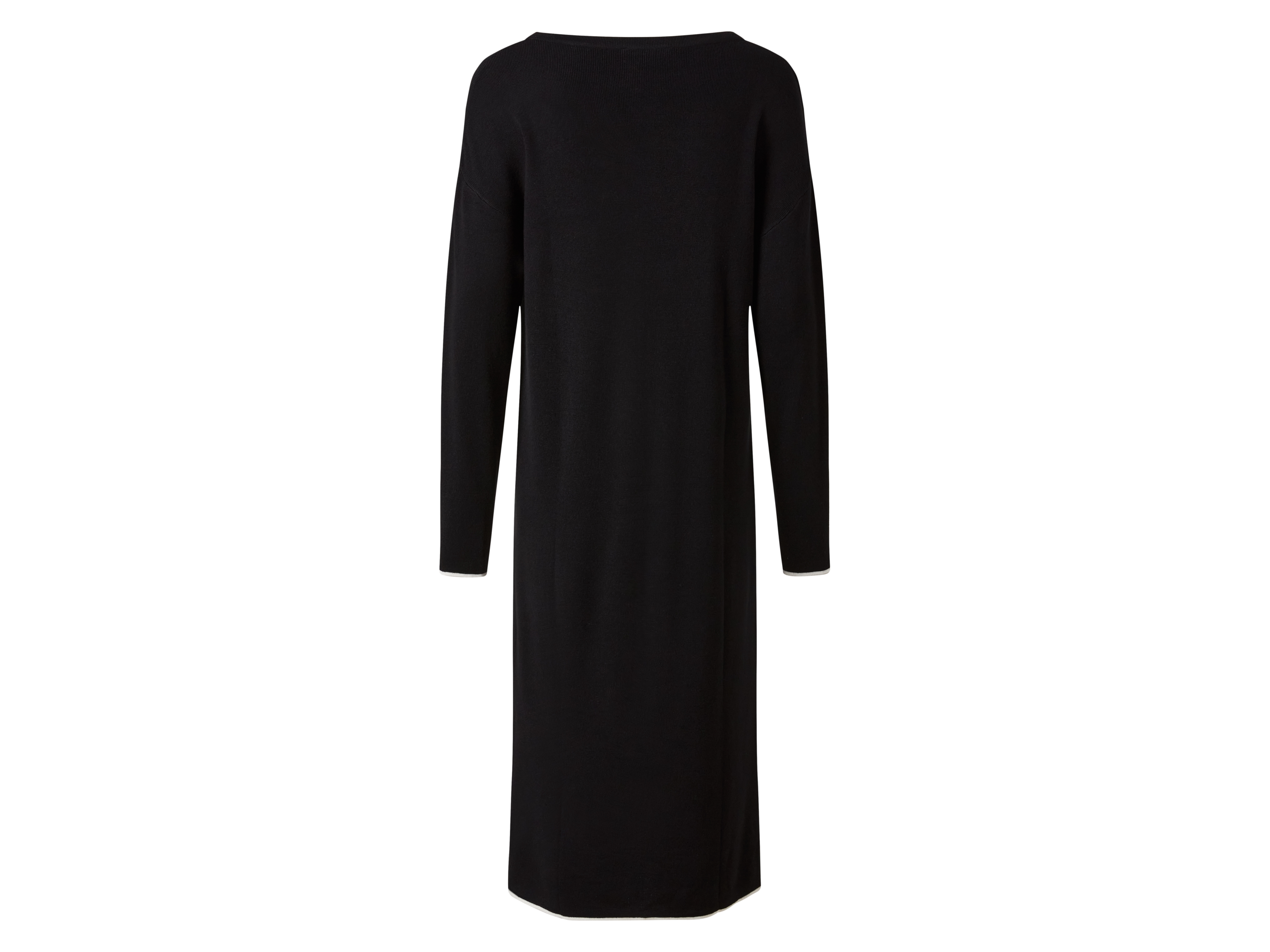 Thumbnail - esmara®  Damen Strickkleid, mit langen Ärmeln (Schwarz, L(44/46))