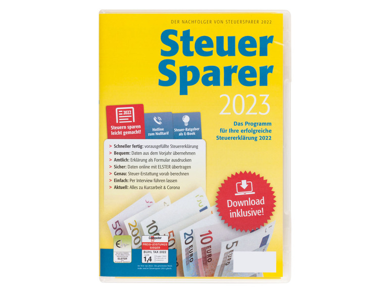 SteuererklärungsSoftware »Steuersparer 2023« LIDL