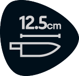 Messer mit 12,5 cm Klinge.