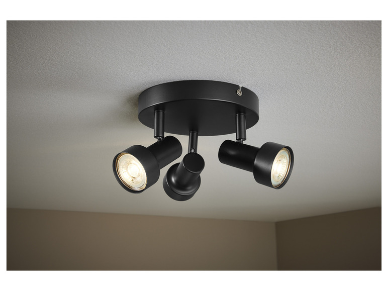 Gehe zu Vollbildansicht: LIVARNO home LED-Deckenleuchte, 3 flammig, 4,8 W - Bild 6
