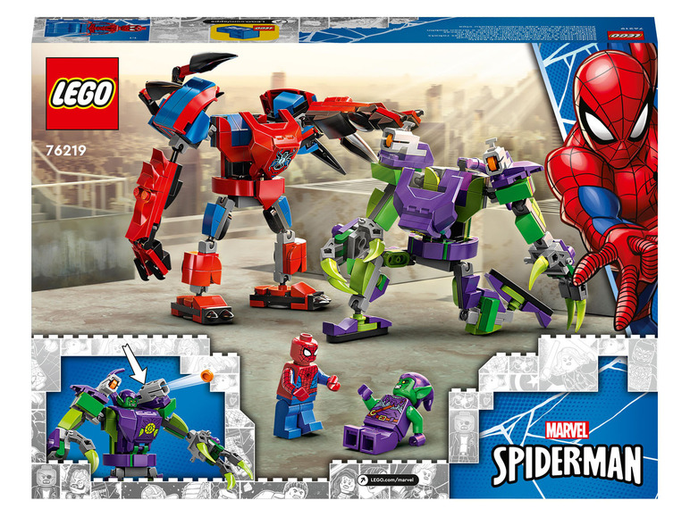 Gehe zu Vollbildansicht: LEGO® Marvel Super Heroes 76219 »Spider-Mans und Green Goblins Mech-Duell« - Bild 6