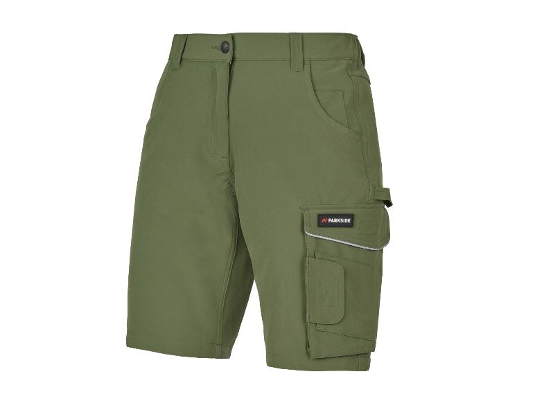 PARKSIDE olivgrüne Arbeitsshorts mit Seitentaschen