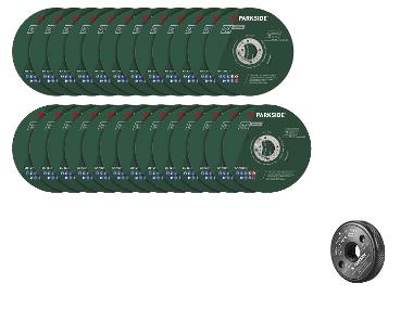 PARKSIDE® Metall-Trennscheiben / Schnellspannmutter für Winkelschleifer