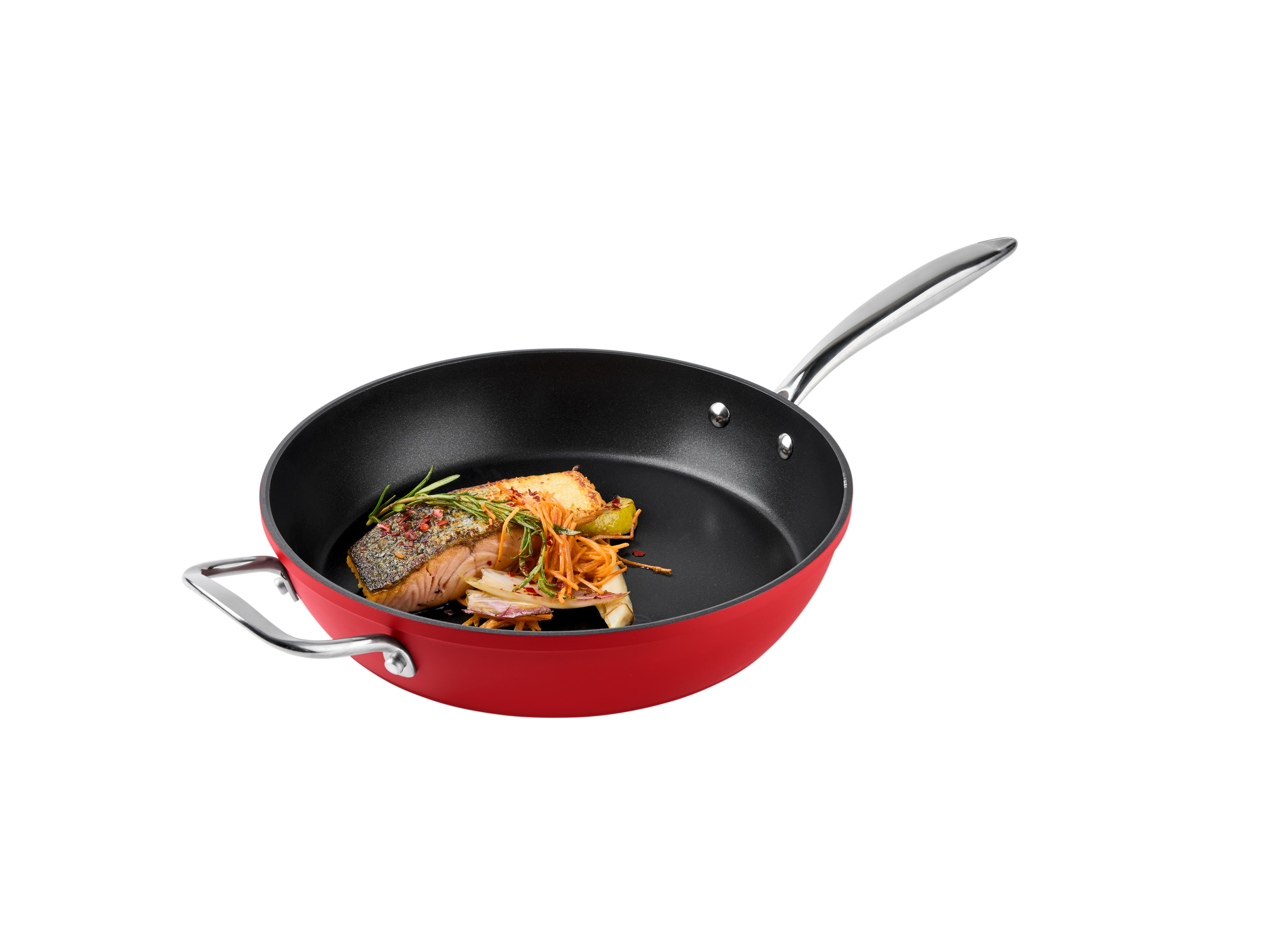 Thumbnail - SILVERCREST® Pfanne Alu 28 cm (Rot)