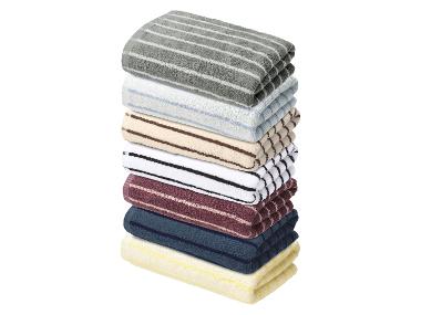 LIVARNO® Frottier-Handtücher, 2 Stück, 50 x 100 cm