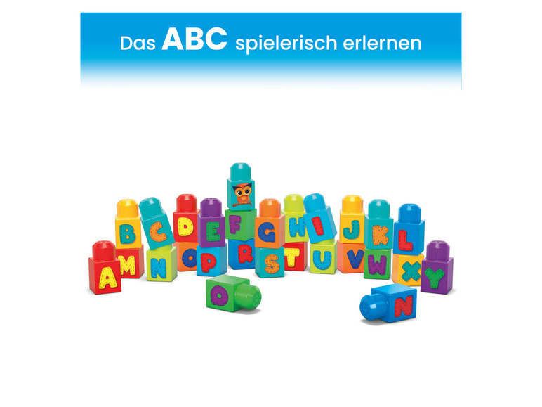 Gehe zu Vollbildansicht: Mega Bloks ABC Lernzug, 60-teilig - Bild 2