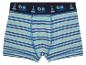 Blau-graue Jungen-Boxershorts mit Fahrzeugmotiv.