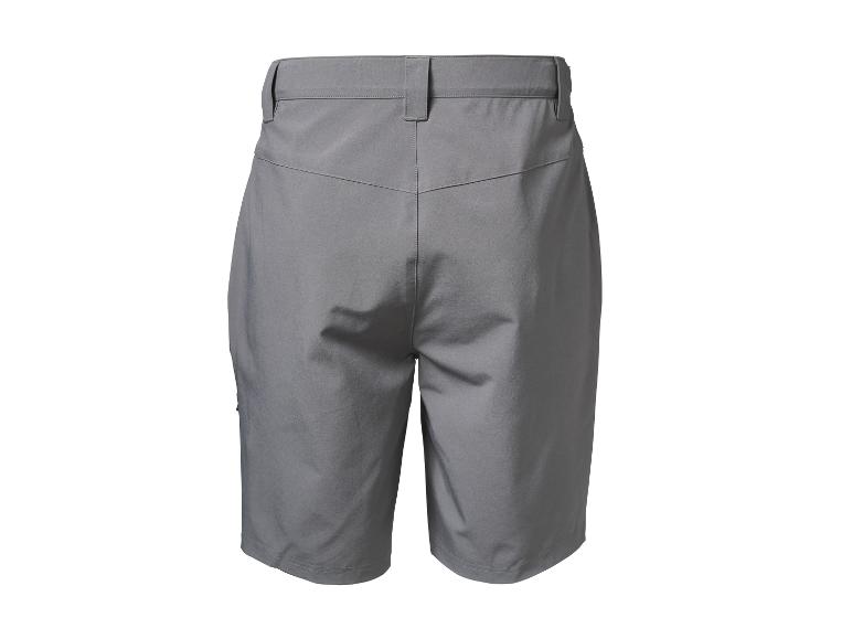 Graue Herren-Shorts, Rückansicht