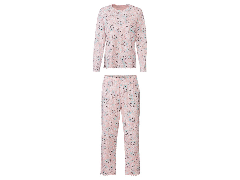 Gehe zu Vollbildansicht: esmara® Damen Pyjama, lang, aus reiner Baumwolle - Bild 11