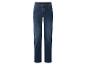 Dunkelblaue Herren-Jeans mit geradem Bein.
