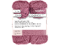 Rosa flauschiges Sockengarn mit Strickanleitung für Socken, 2x 75g.