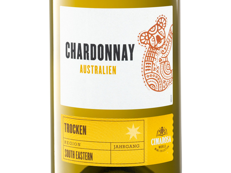 Gehe zu Vollbildansicht: CIMAROSA Chardonnay South Eastern Australia trocken, Weißwein 2021 - Bild 2
