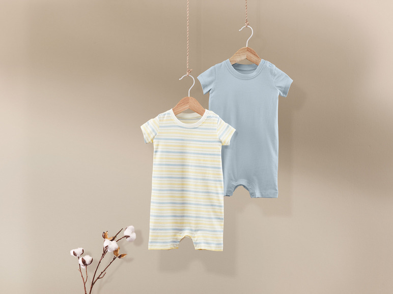 Gehe zu Vollbildansicht: lupilu® Baby Pyjama, kurz, 2 Stück, aus reiner Bio-Baumwolle - Bild 7