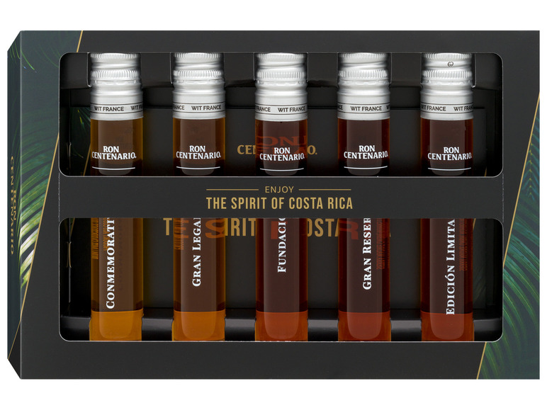 Gehe zu Vollbildansicht: Ron Centenario Rum Tasting Set - 5 x 50 ml - Bild 2